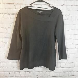 Cable & Gauge Women's Black Knit Sweater Size M‎